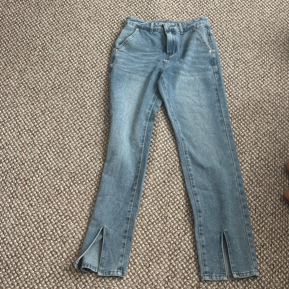 Commense Light Blue Straight Leg Jeans